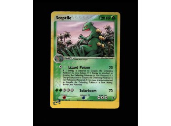 POKEMON RARE REVERSE HOLO Ruby and Sapphire Sceptile