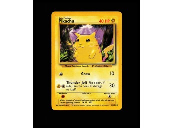 POKEMON ,Iconic Base Set Pikachu