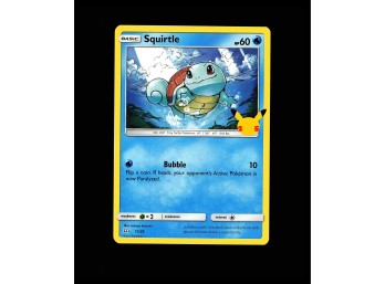POKEMON Promo McDonald's 25th Anniversary Promos Squirtle