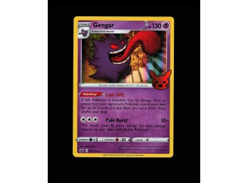 POKEMON Promo,Holo Trick or Trade BOOster Bundle Gengar (2021 Copyright Date)