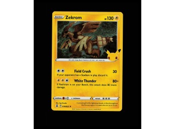 POKEMON Holo Rare,Holo Celebrations Zekrom