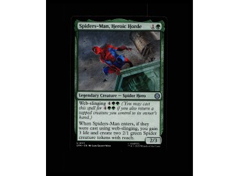 POKEMON Uncommon Marvel's Spider-Man Spiders-Man, Heroic Horde