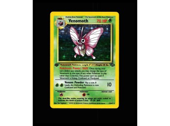 POKEMON Holo Rare,1ST EDITION Jungle Venomoth (13)