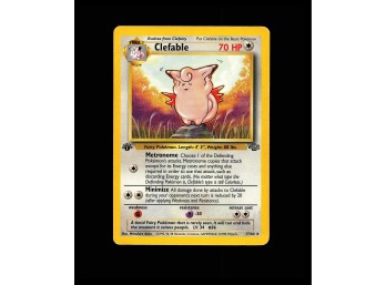POKEMON Rare,1ST EDITION Jungle Clefable (17)