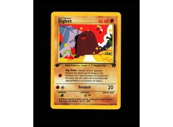 POKEMON 1ST EDITION Team Rocket Diglett