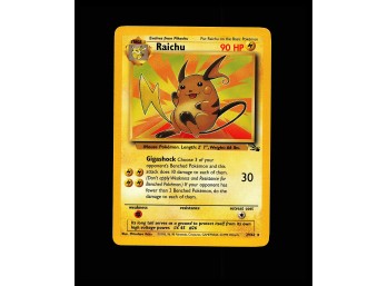 POKEMON Rare Fossil Raichu (29)