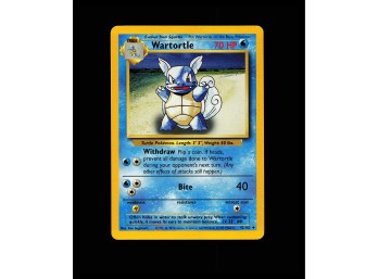 POKEMON Uncommon Base Set Wartortle
