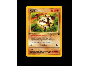 POKEMON 1ST EDITION Jungle Mankey