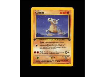 POKEMON 1ST EDITION Jungle Cubone