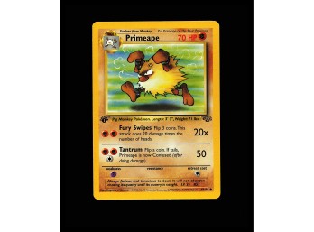 POKEMON Uncommon,1ST EDITION Jungle Primeape
