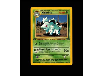 POKEMON Uncommon,1ST EDITION Jungle Nidorina