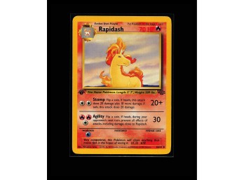 POKEMON Uncommon,1ST EDITION Jungle Rapidash