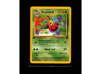 POKEMON Uncommon,1ST EDITION Jungle Weepinbell
