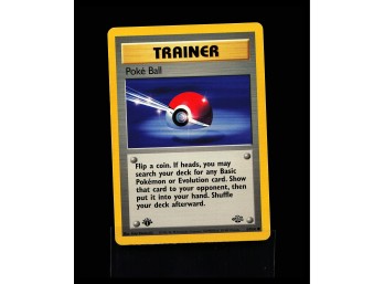 POKEMON 1ST EDITION Pokemon Jungle Poke Ball