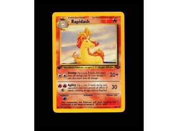 POKEMON Uncommon,1ST EDITION Jungle Rapidash
