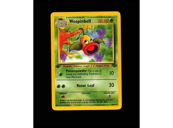 POKEMON Uncommon,1ST EDITION Jungle Weepinbell