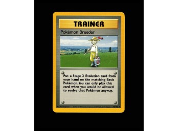 POKEMON Rare Base Set Pokemon Breeder