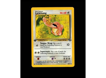 POKEMON Uncommon,1ST EDITION Jungle Lickitung