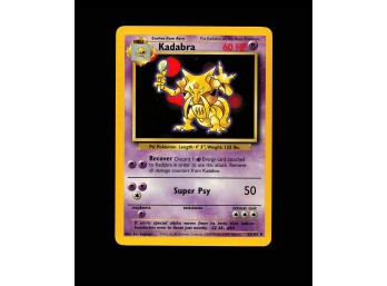 POKEMON Uncommon Base Set Kadabra