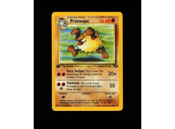 POKEMON Uncommon,1ST EDITION Jungle Primeape