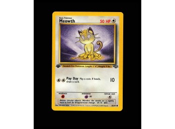 POKEMON 1ST EDITION Jungle Meowth
