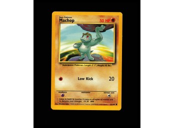 POKEMON  Base Set Machop