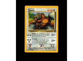 POKEMON Uncommon Jungle Tauros
