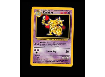 POKEMON Uncommon Base Set Kadabra