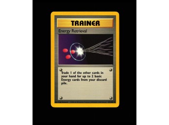 POKEMON Uncommon Base Set Energy Retrieval
