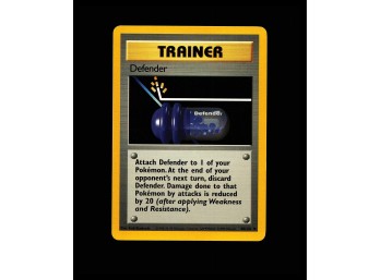 POKEMON Uncommon Base Set Defender