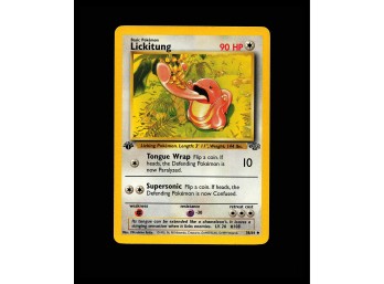 POKEMON Uncommon,1ST EDITION Jungle Lickitung