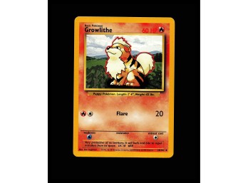 POKEMON Uncommon Base Set Growlithe