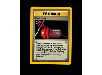 POKEMON Uncommon Base Set PlusPower