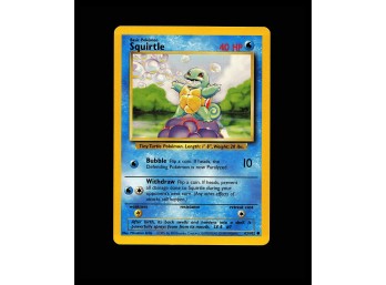 POKEMON  Base Set Squirtle
