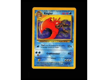 POKEMON Uncommon Fossil Kingler