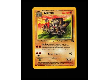 POKEMON Uncommon Fossil Graveler