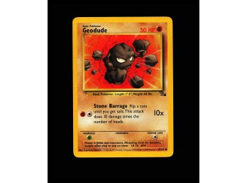 POKEMON  Fossil Geodude