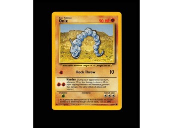 POKEMON  Base Set Onix