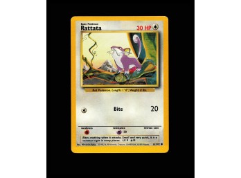 POKEMON  Base Set Rattata