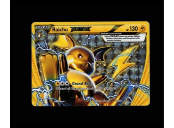 POKEMON Rare BREAK,Holo XY - BREAKthrough Raichu BREAK