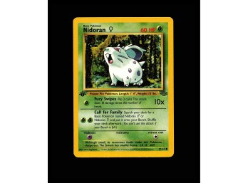 POKEMON 1ST EDITION Jungle Nidoran F