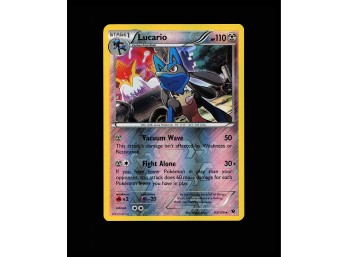POKEMON Holo Rare,Holo XY - Fates Collide Lucario (63)