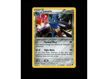 POKEMON Holo Rare,Holo XY - Fates Collide Lucario (63)