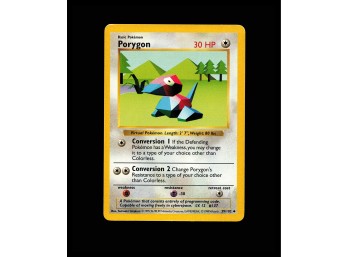 POKEMON Uncommon Base Set (Shadowless) Porygon