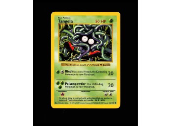 POKEMON  Base Set (Shadowless) Tangela