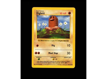 POKEMON  Base Set (Shadowless) Diglett