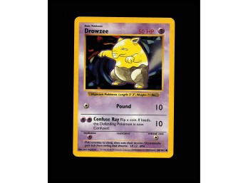POKEMON  Base Set (Shadowless) Drowzee