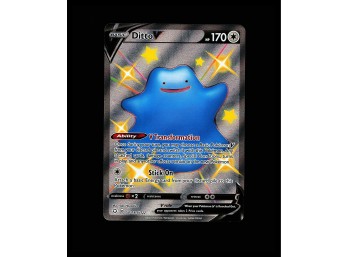 POKEMON Shiny Holo Rare,Holo Shining Fates: Shiny Vault Ditto V
