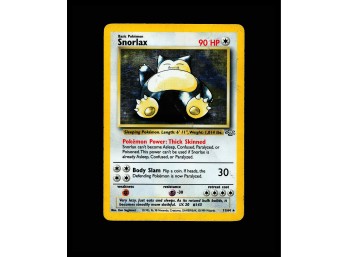 POKEMON Holo Rare,Holo Jungle Snorlax (11)