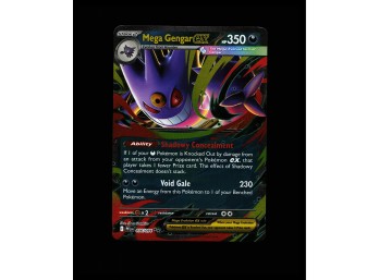 POKEMON Holo ME02: Phantasmal Flames Mega Gengar ex